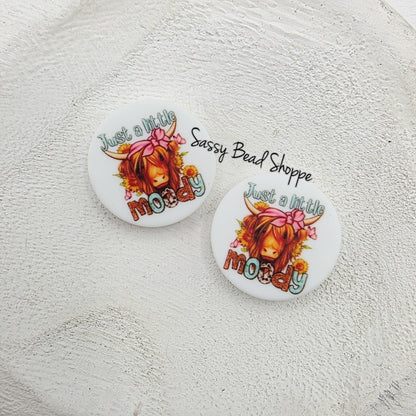 Just A Little Moody Focal Beads