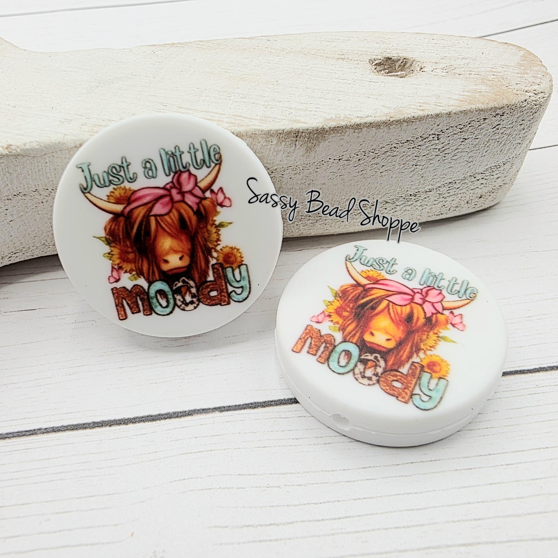 Just A Little Moody Focal Beads