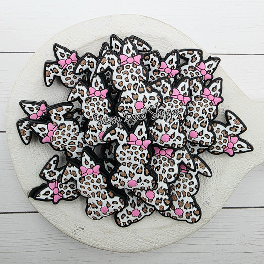 Leopard Bunny Focal Beads