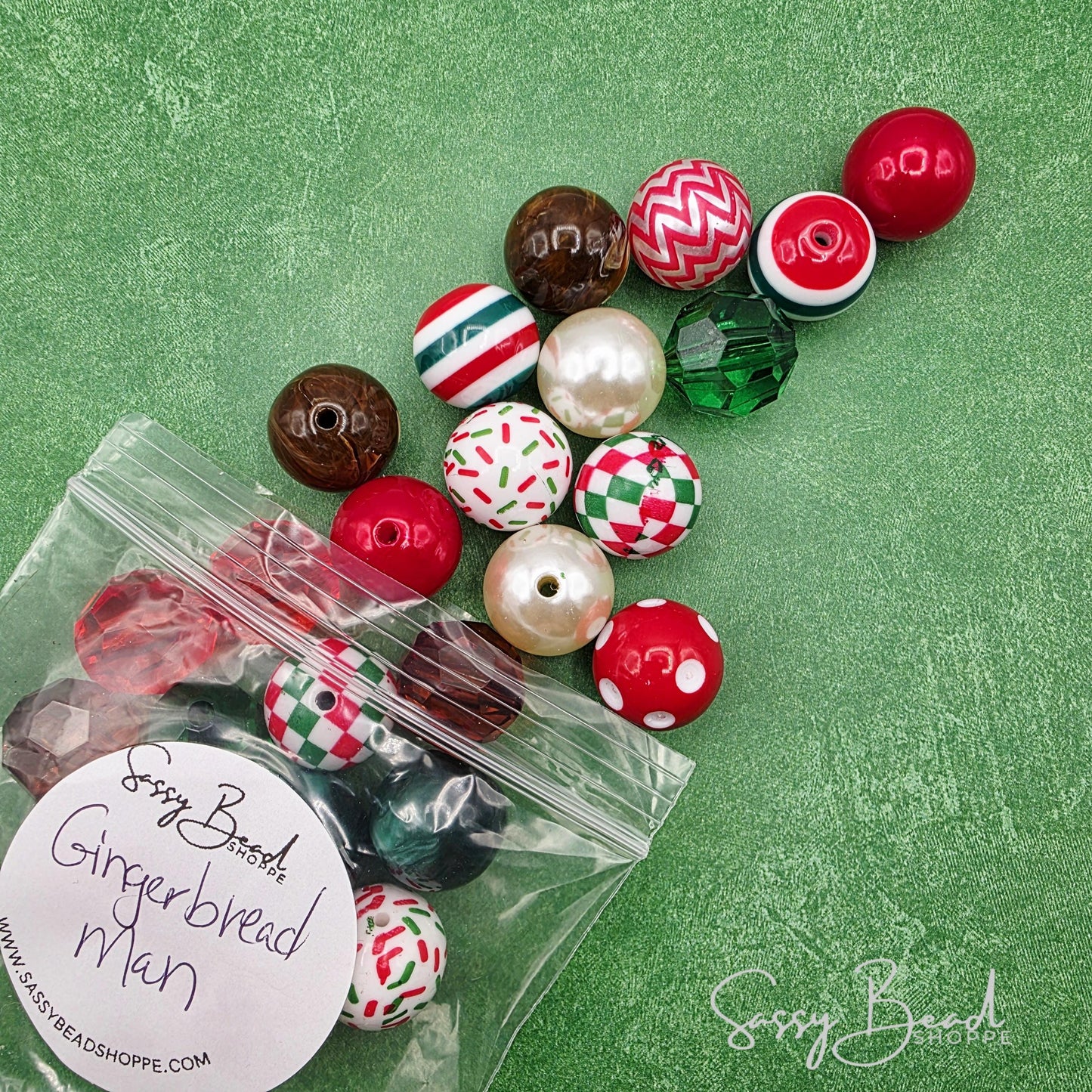 Gingerbread Man Bead Mix