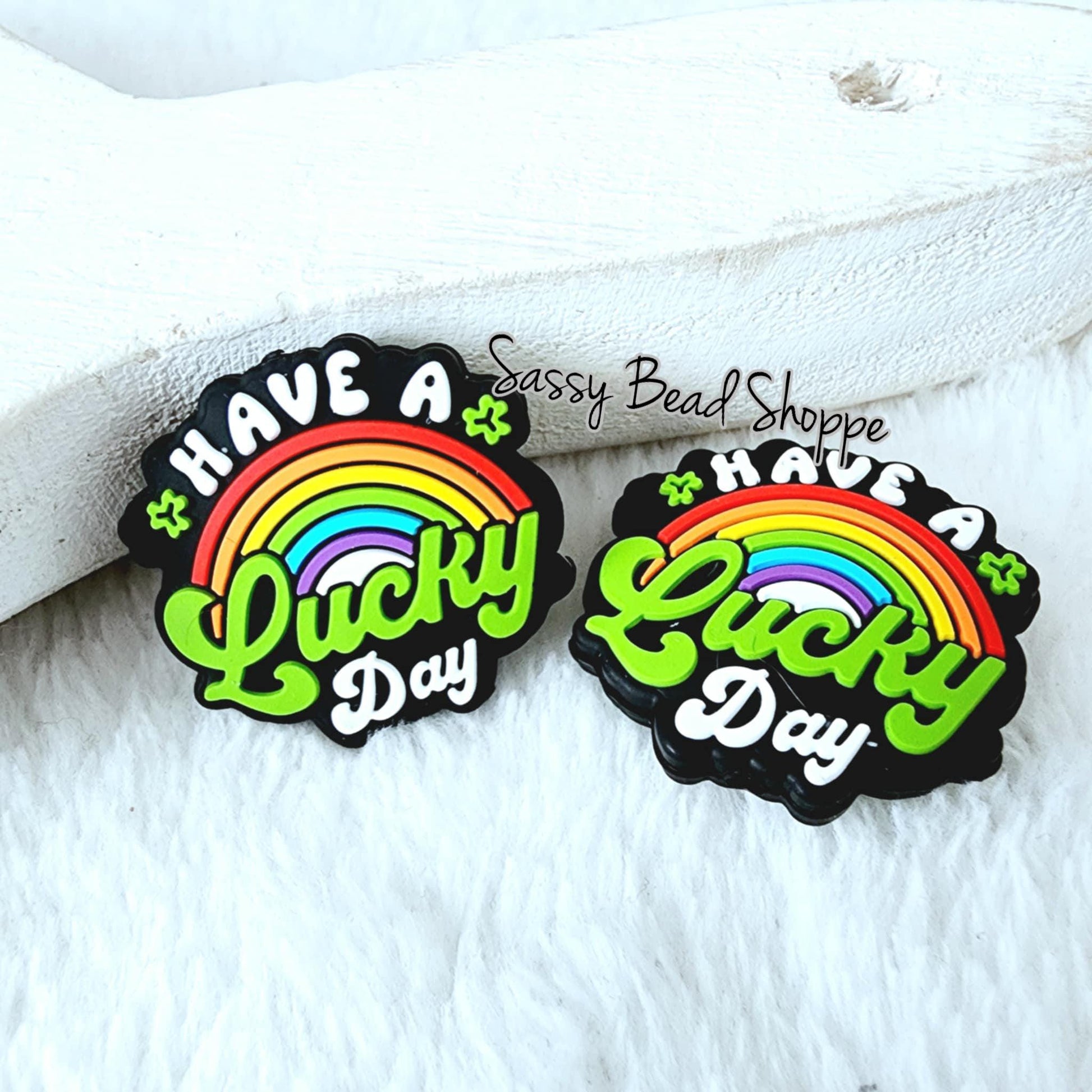 Sassy Bead Shoppe
Lucky Day Focal Bead 
Close Up