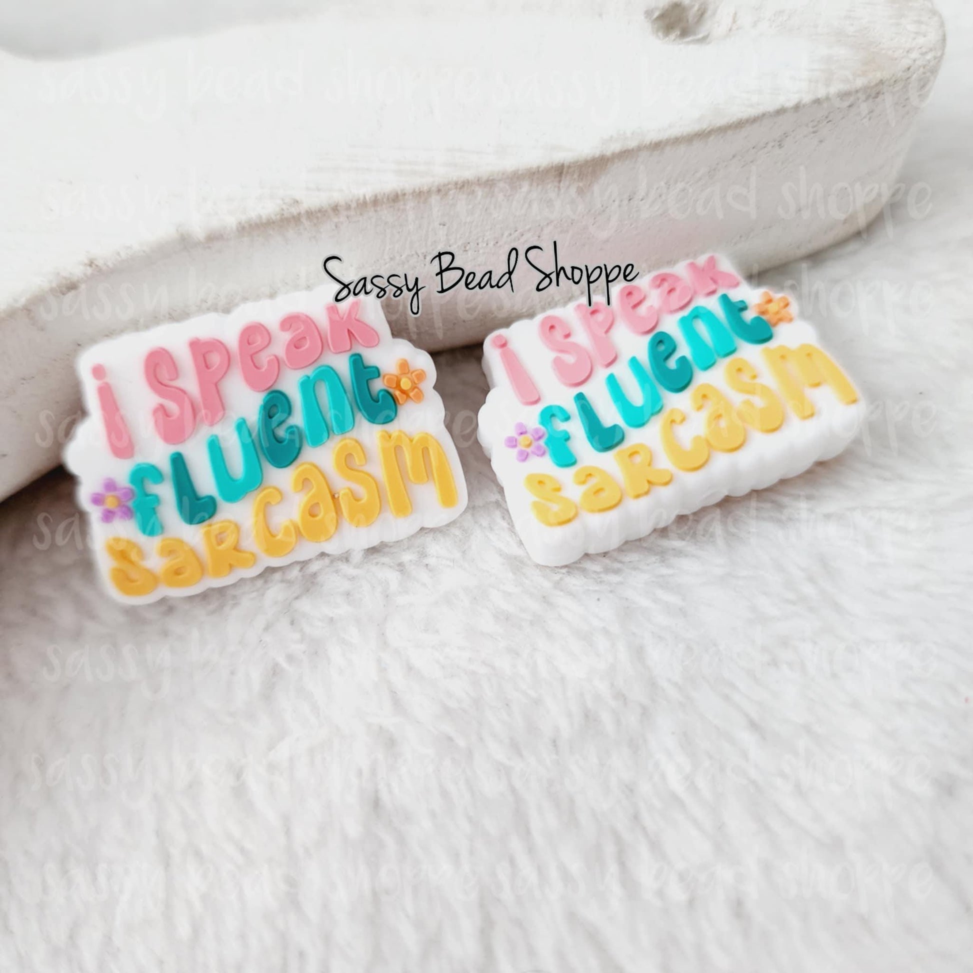 Sassy Bead Shoppe
Sarcasm Focal Bead Close Up