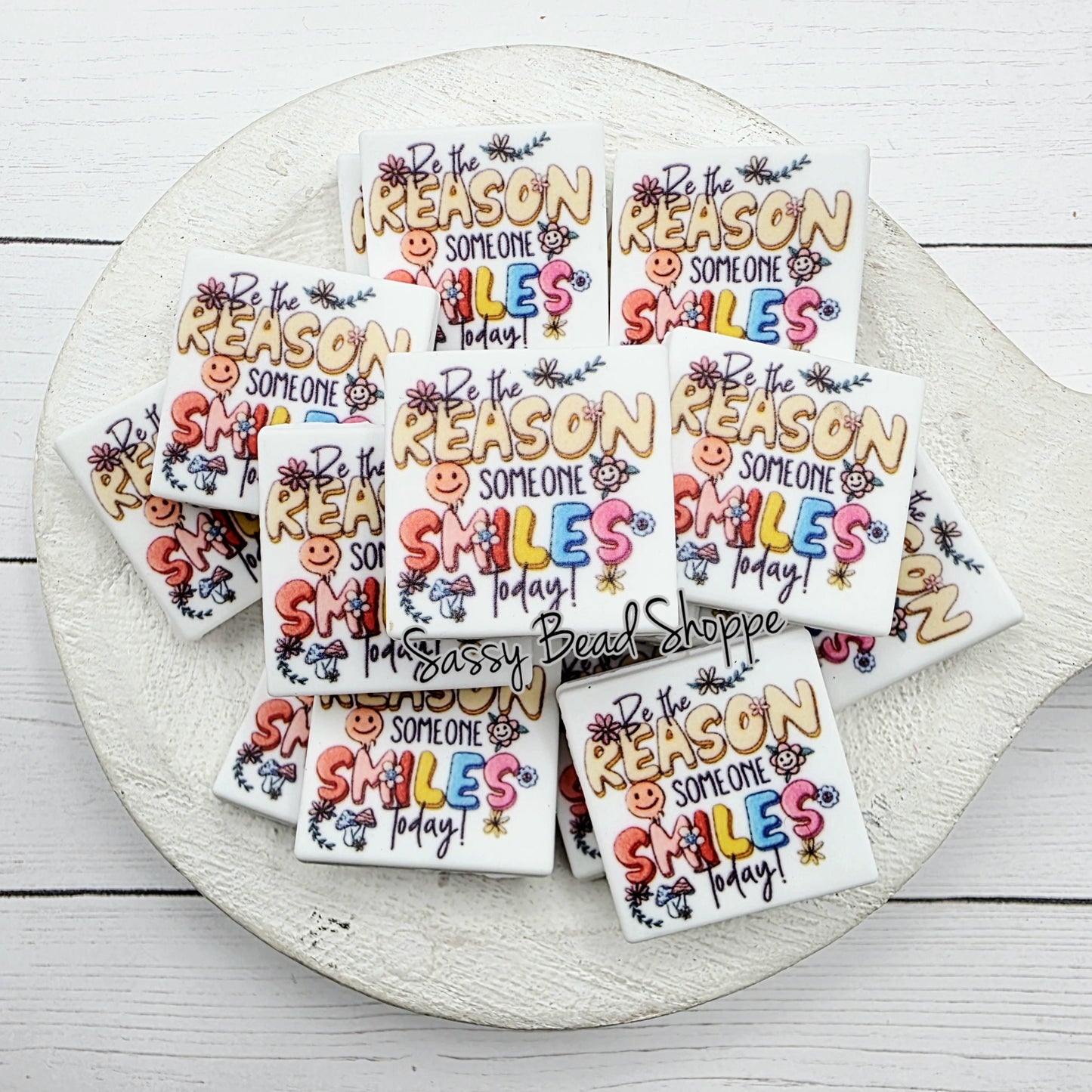 Reason Someone Smiles Focal Beads