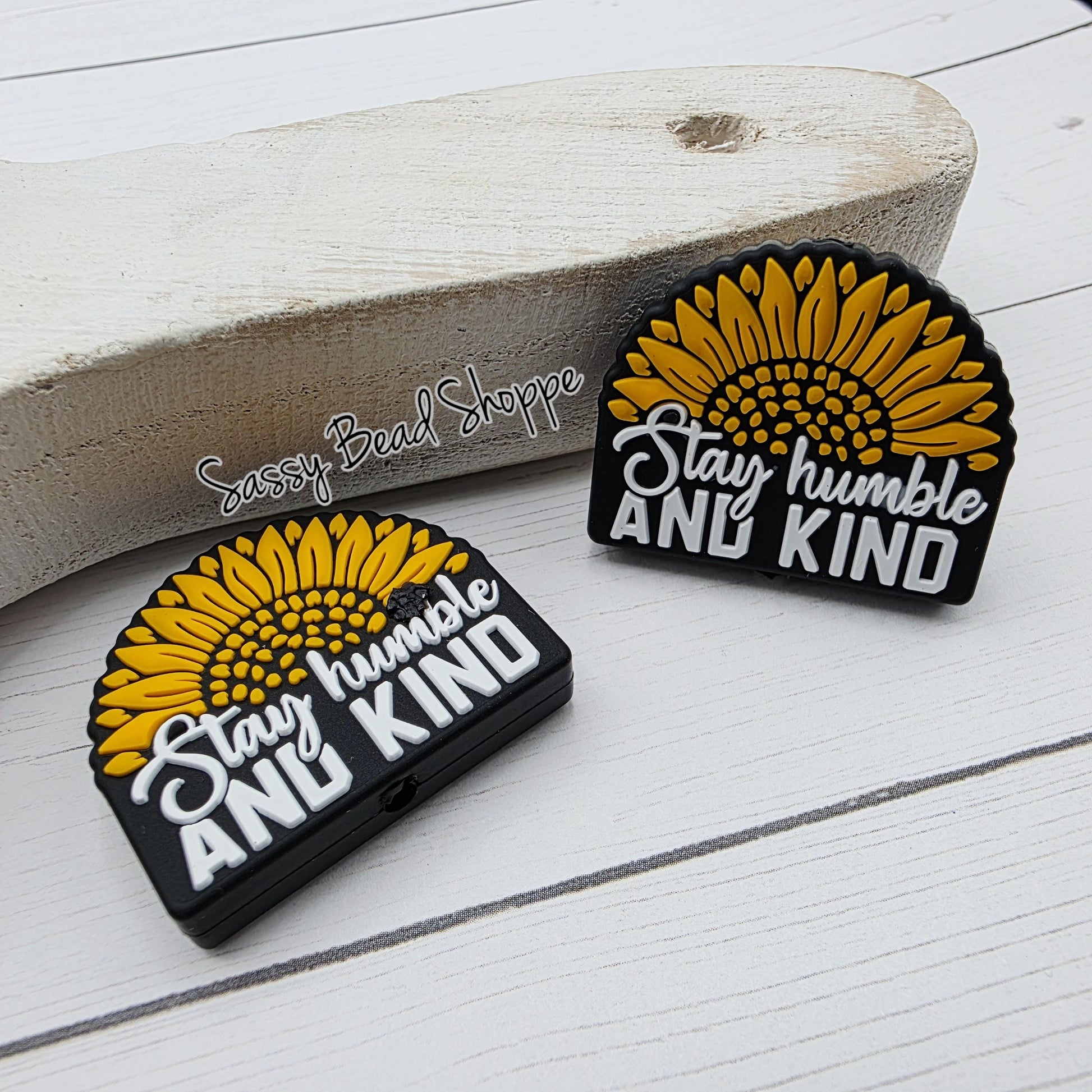 Stay Humble Silicone Focal Bead, 1–3 Count for Tumbler and Car Charms