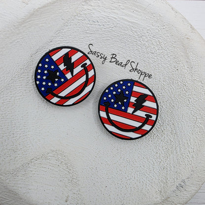 Smile USA Silicone Focal Bead, 1–3 Count for DIY Jewelry and Crafts