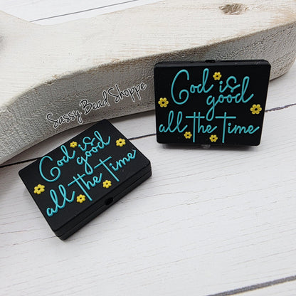 God Is Good Focal Bead, 1–3 Count for Pens and Keychains