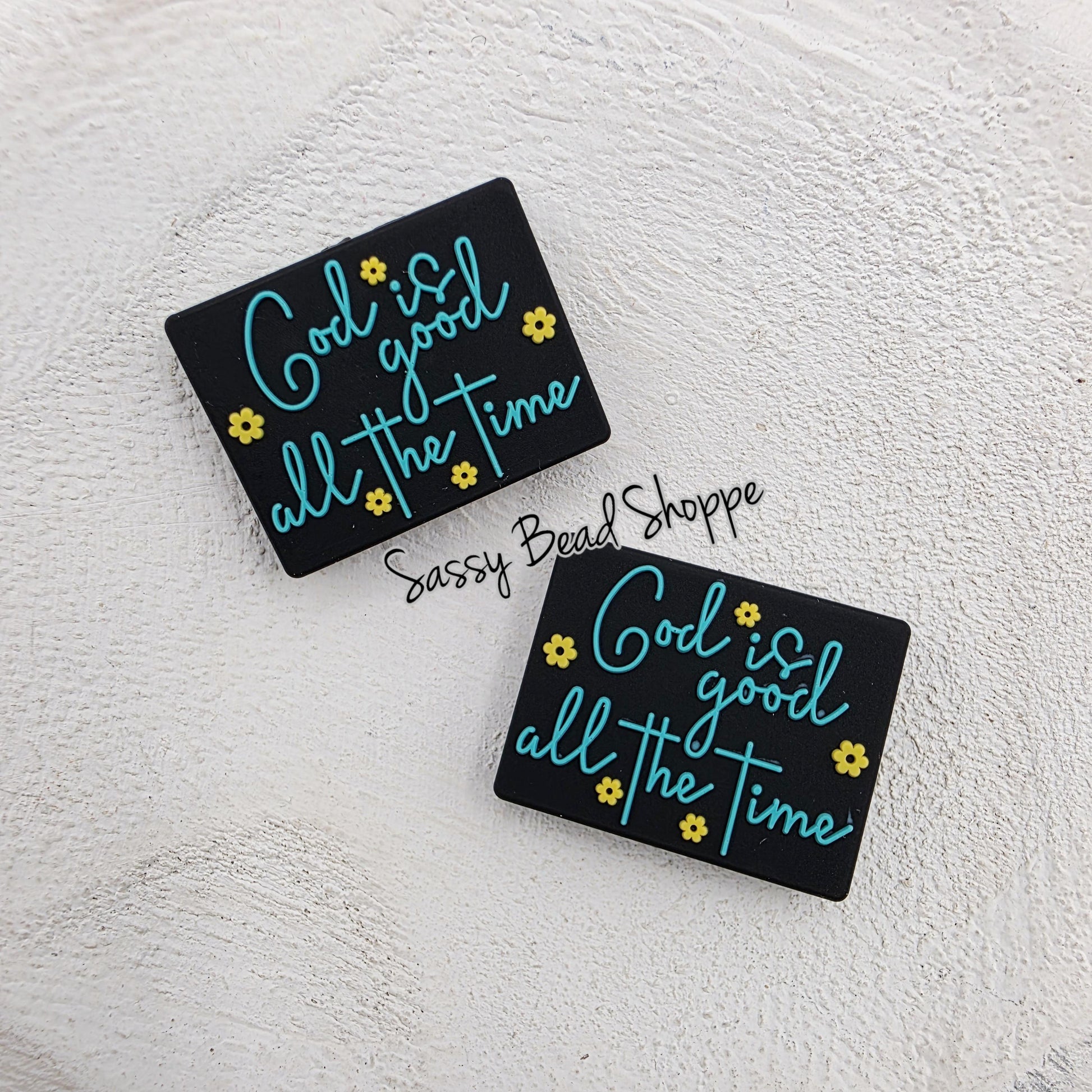 God Is Good Focal Bead, 1–3 Count for Pens and Keychains