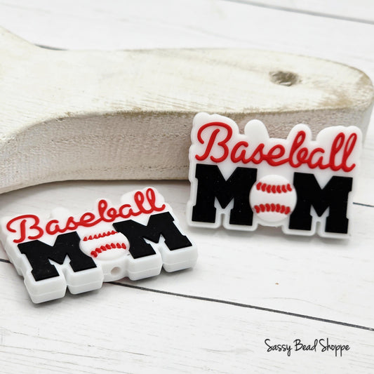 Baseball Mom Focal Beads