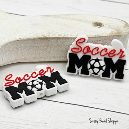 Baseball Mom Focal Beads