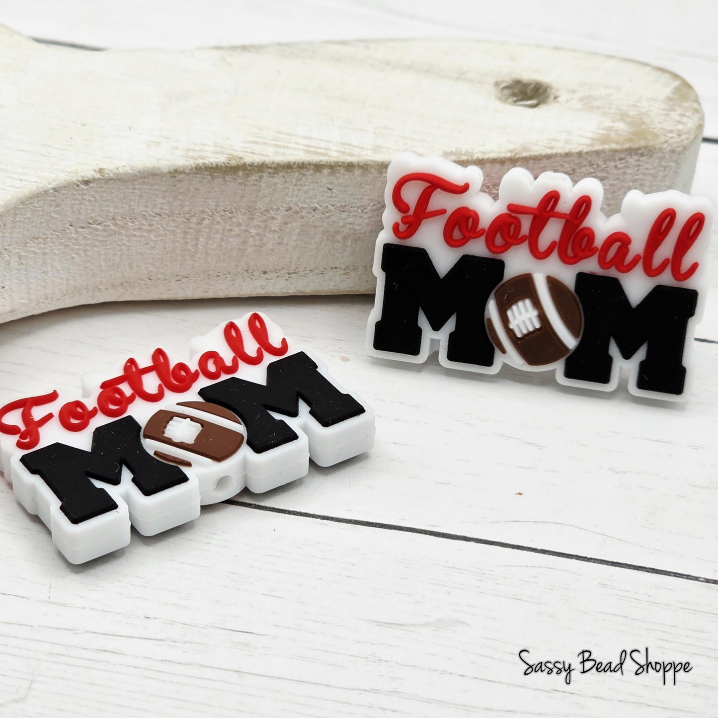 Baseball Mom Focal Beads