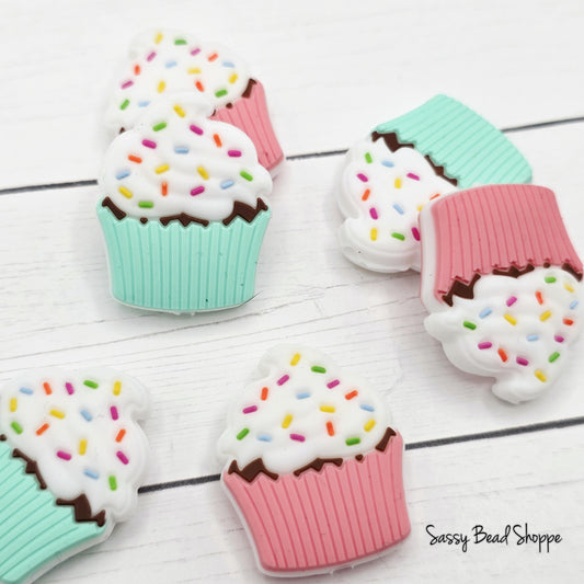 Cupcake Focal Beads