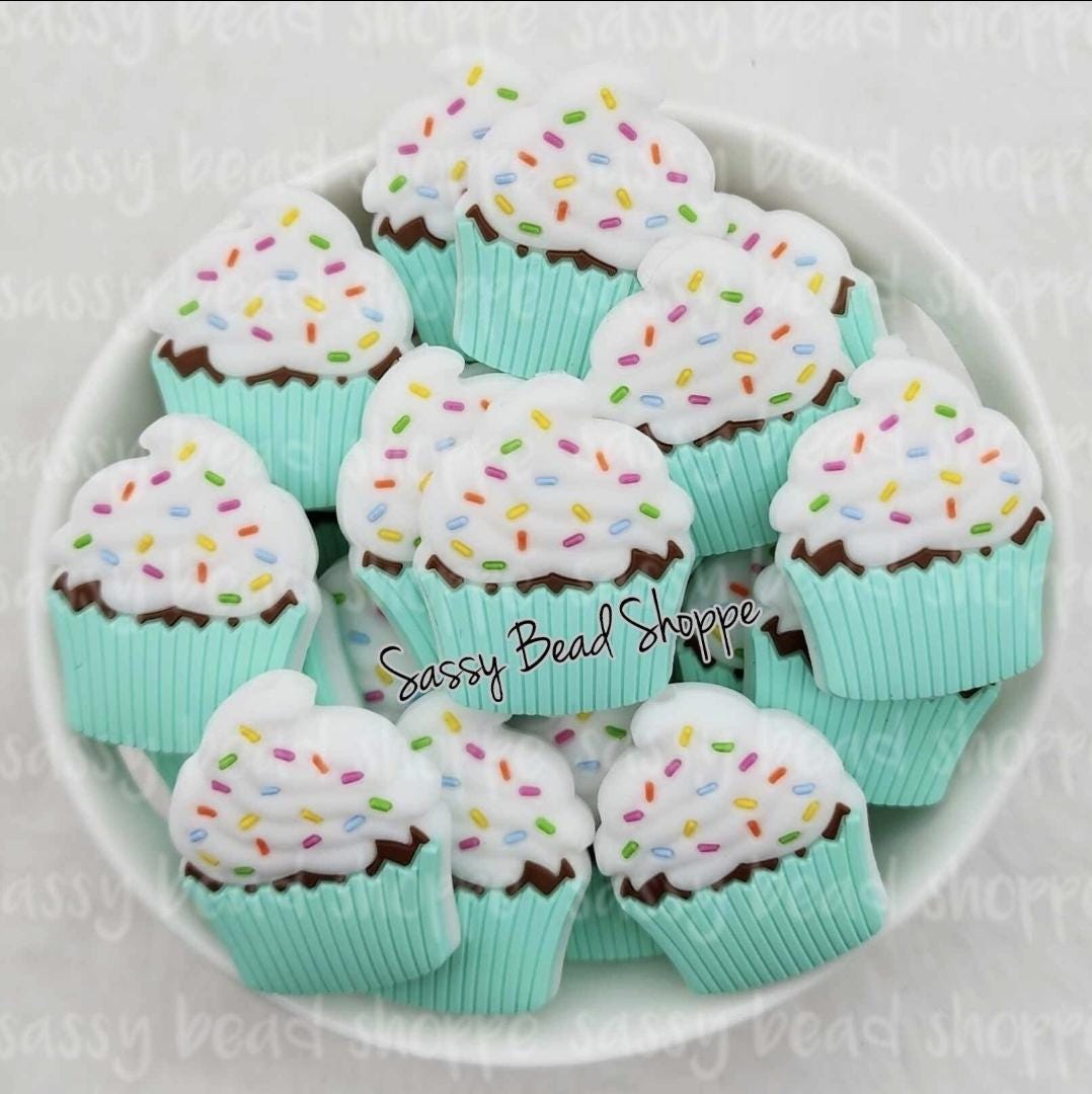Cupcake Focal Beads