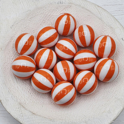 20MM Black Beachball Beads