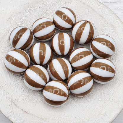 20MM Black Beachball Beads