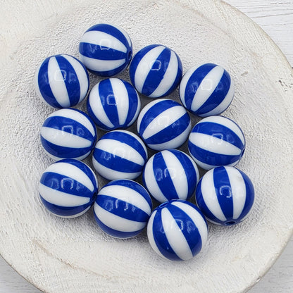 20MM Black Beachball Beads