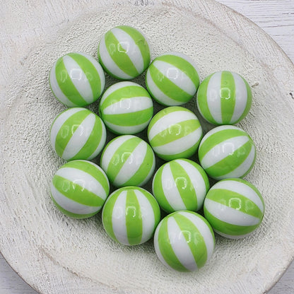 20MM Black Beachball Beads