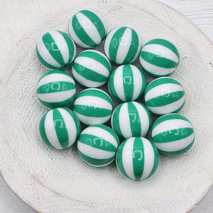 20MM Black Beachball Beads