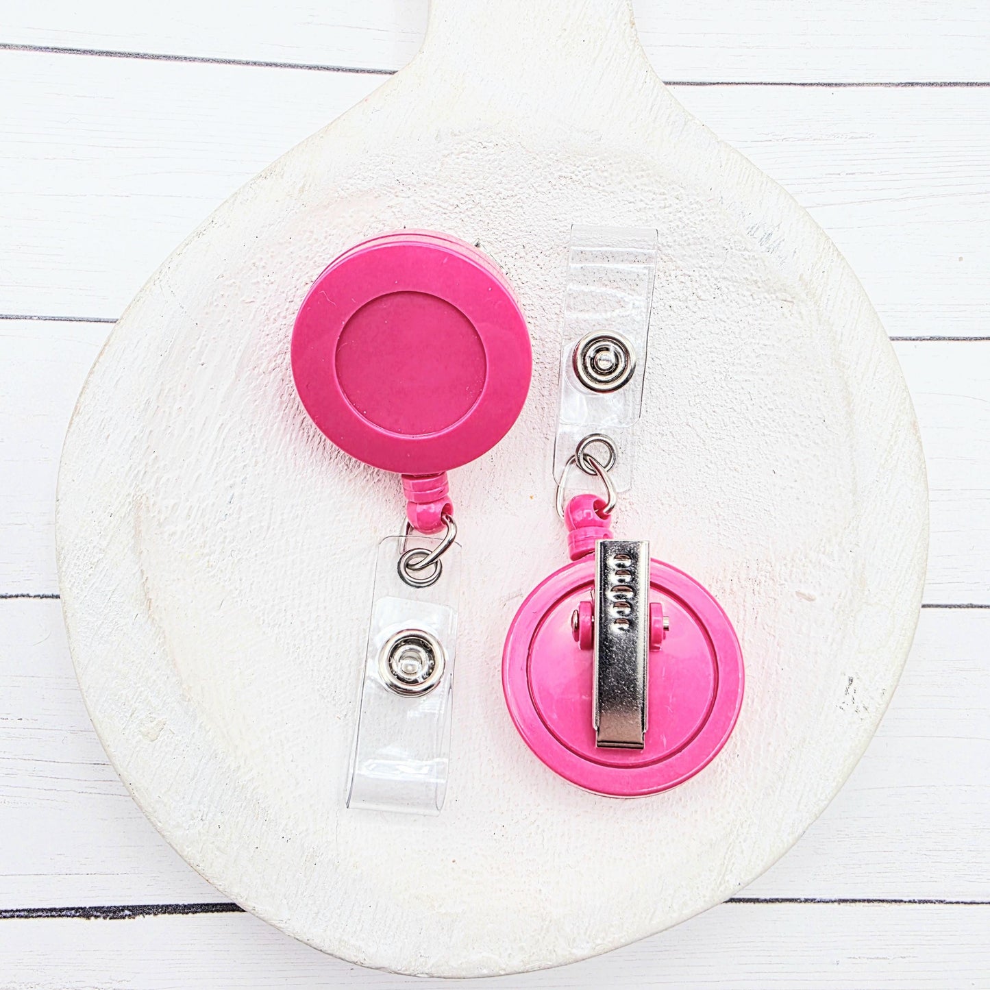 Hot Pink Badge Reel