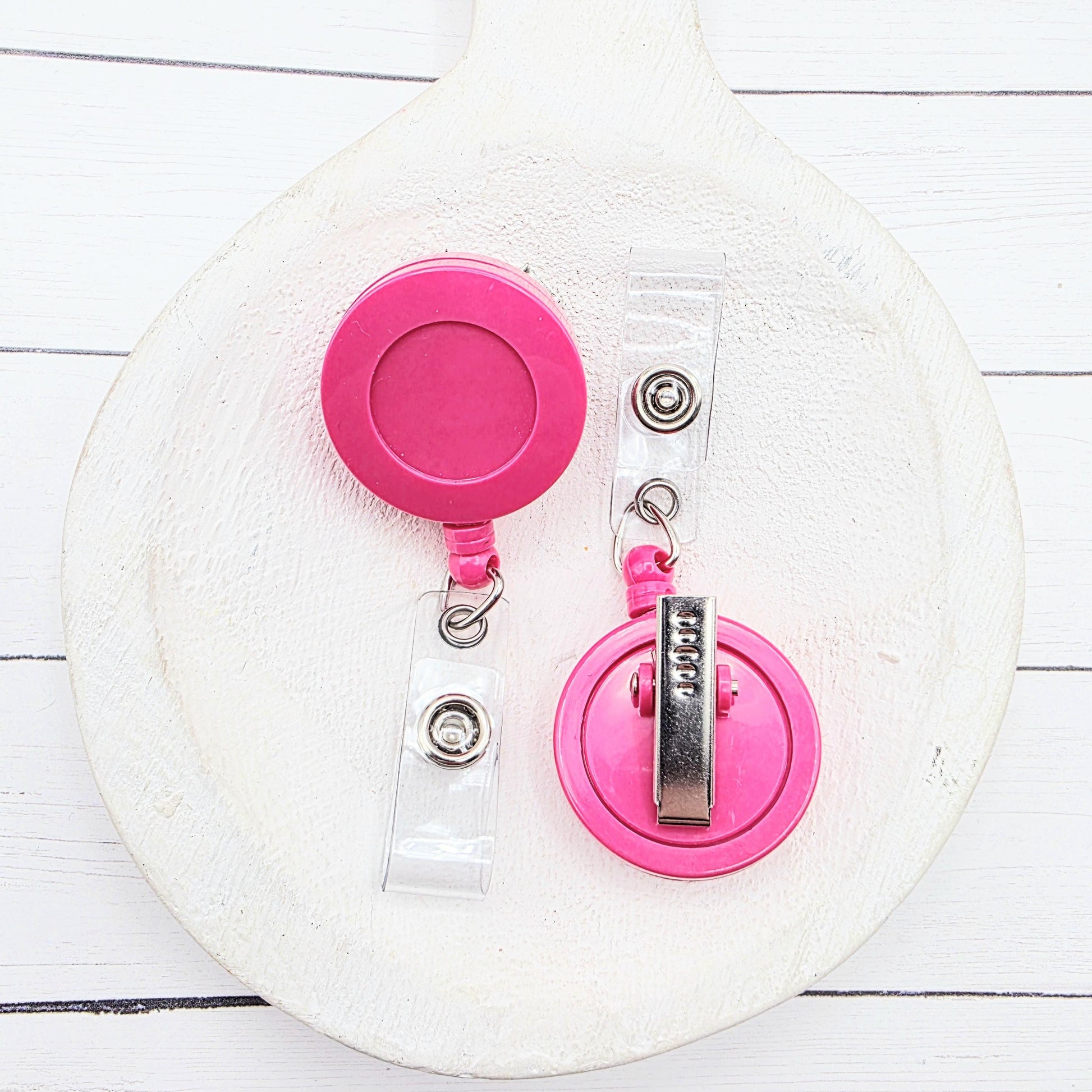 Hot Pink Badge Reel