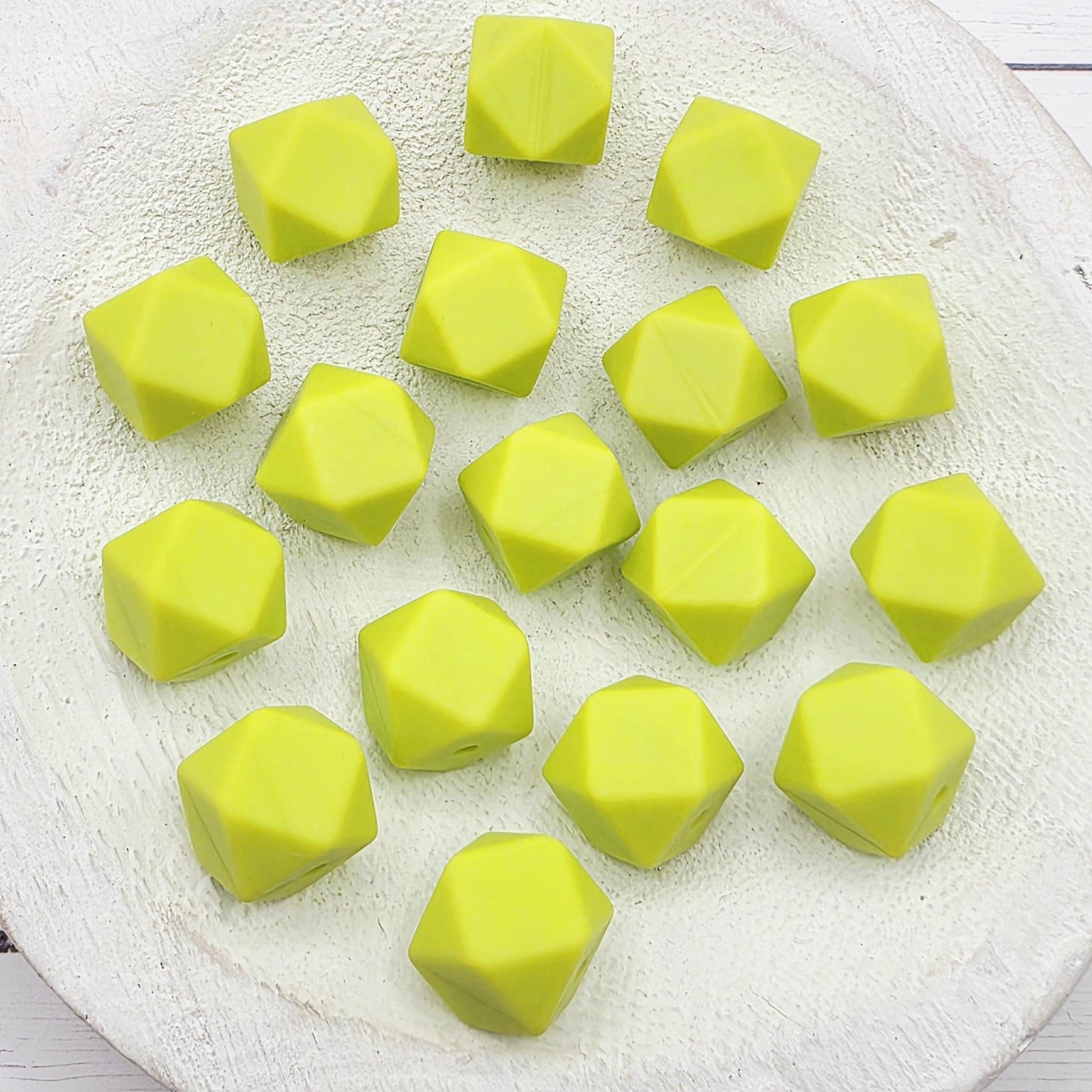 13mm Hexagon Silicone Beads, 10 Count, Silicone Beads for Pens, Keychains, Jewelry Making & DIY Crafts