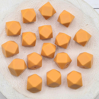 13mm Hexagon Silicone Beads, 10 Count, Silicone Beads for Pens, Keychains, Jewelry Making & DIY Crafts