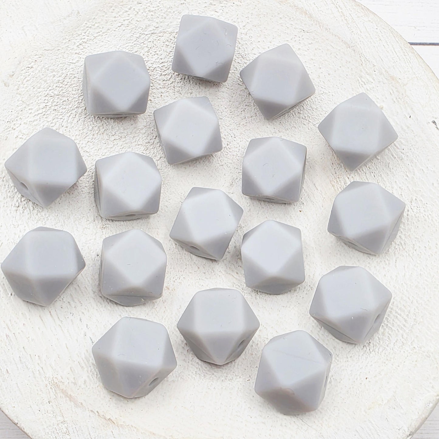 13mm Hexagon Silicone Beads, 10 Count, Silicone Beads for Pens, Keychains, Jewelry Making & DIY Crafts