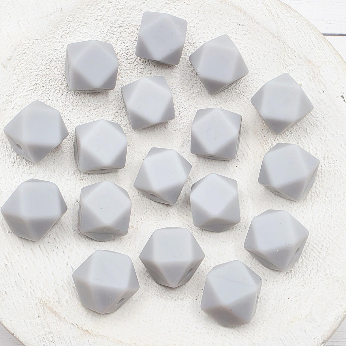 13mm Hexagon Silicone Beads, 10 Count, Silicone Beads for Pens, Keychains, Jewelry Making & DIY Crafts