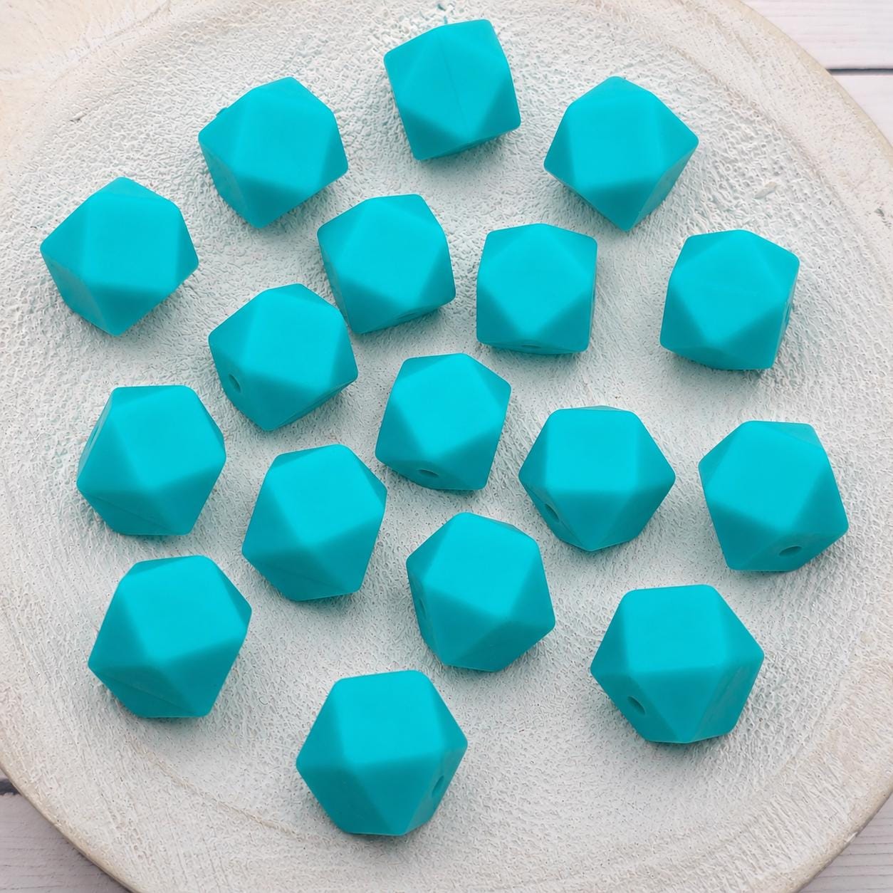 13mm Hexagon Silicone Beads, 10 Count, Silicone Beads for Pens, Keychains, Jewelry Making & DIY Crafts