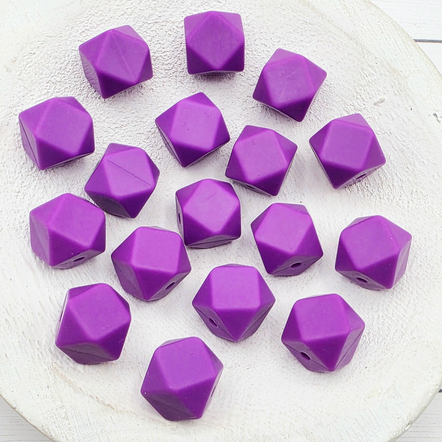 13mm Hexagon Silicone Beads, 10 Count, Silicone Beads for Pens, Keychains, Jewelry Making & DIY Crafts