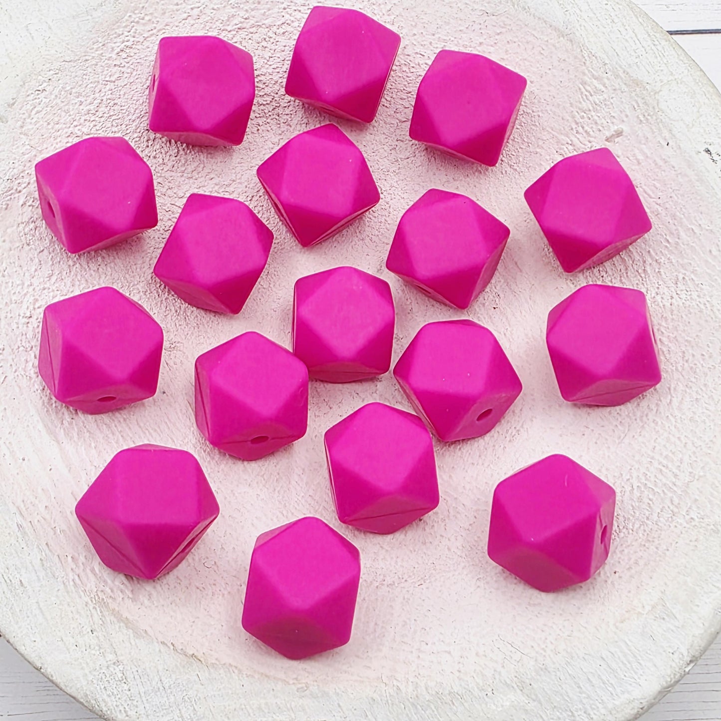 13mm Hexagon Silicone Beads, 10 Count, Silicone Beads for Pens, Keychains, Jewelry Making & DIY Crafts
