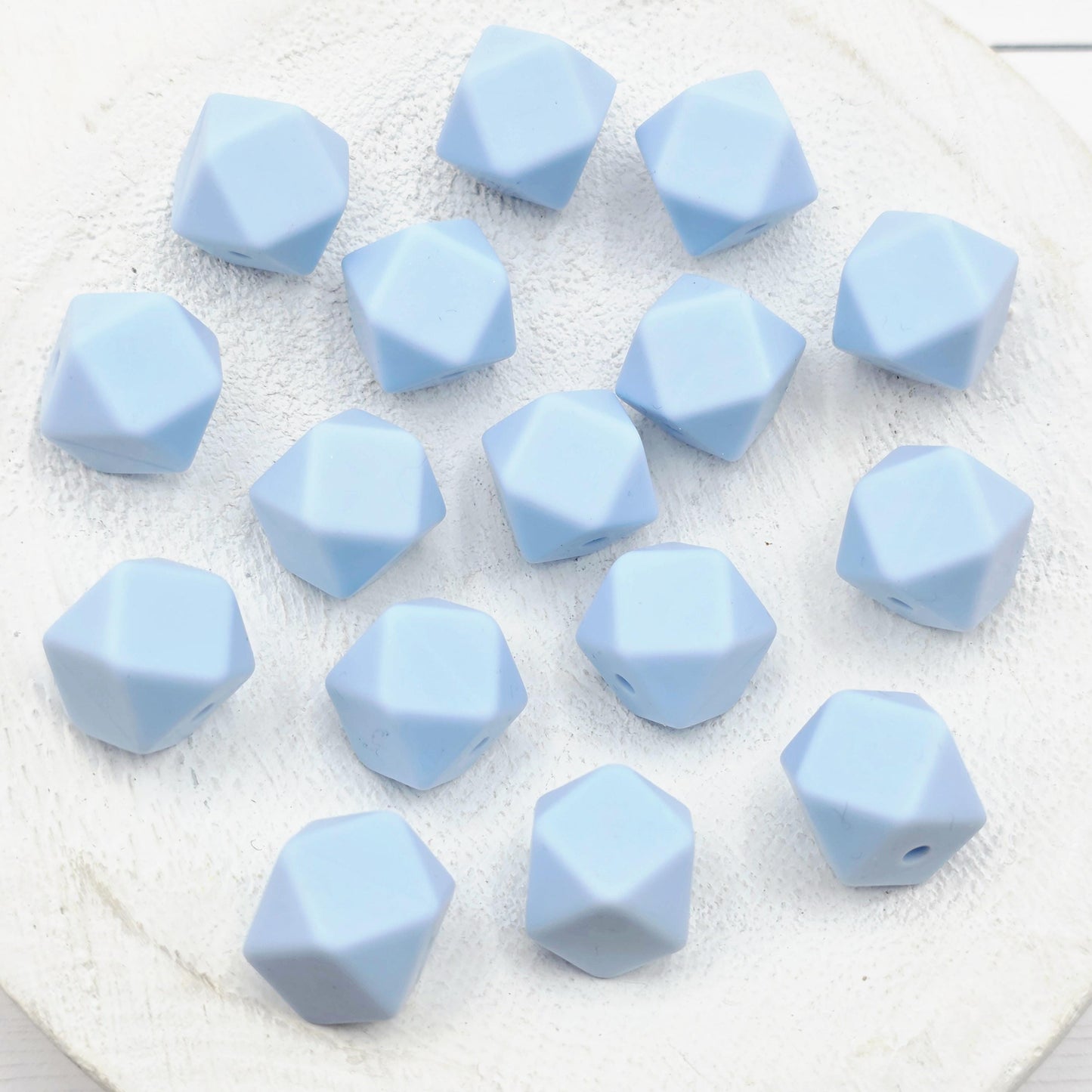 13mm Hexagon Silicone Beads, 10 Count, Silicone Beads for Pens, Keychains, Jewelry Making & DIY Crafts