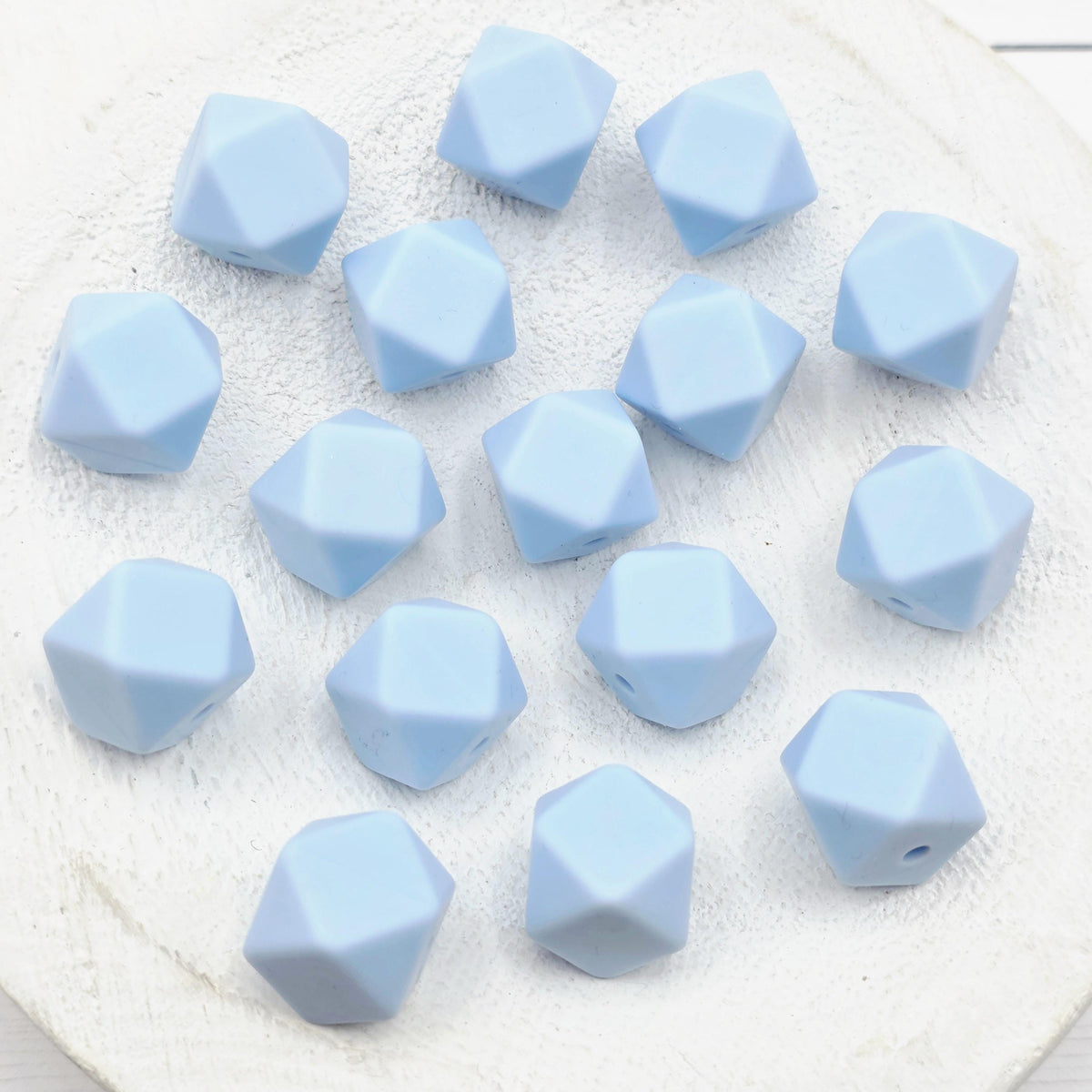 13mm Hexagon Silicone Beads, 10 Count, Silicone Beads for Pens, Keychains, Jewelry Making & DIY Crafts