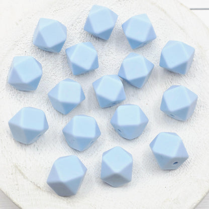 13mm Hexagon Silicone Beads, 10 Count, Silicone Beads for Pens, Keychains, Jewelry Making & DIY Crafts