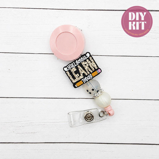 Chaos Coordinator DIY Badge Reel Kit, Beadable Badge Reel, Nurse Gift, Teacher Gift