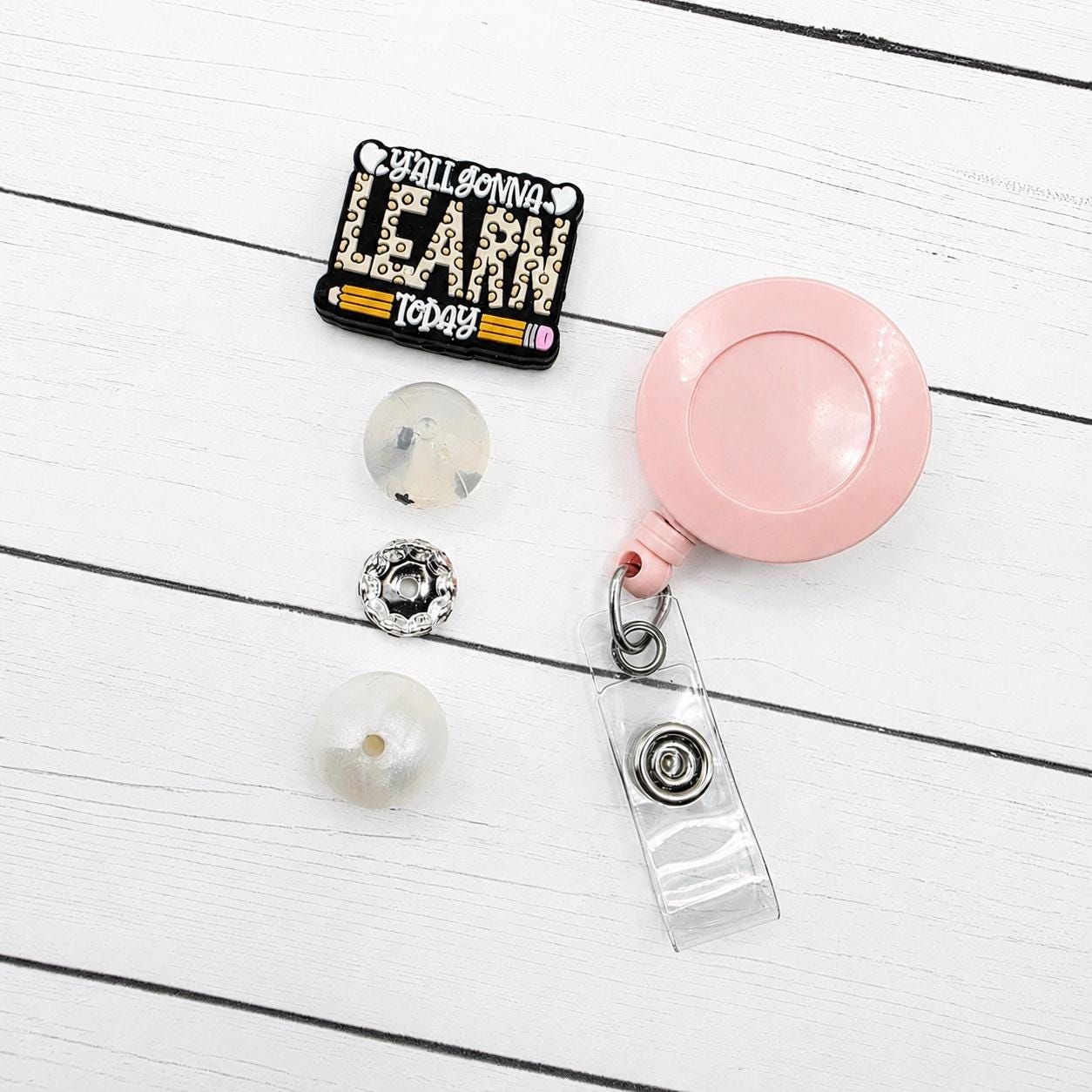 Chaos Coordinator DIY Badge Reel Kit, Beadable Badge Reel, Nurse Gift, Teacher Gift
