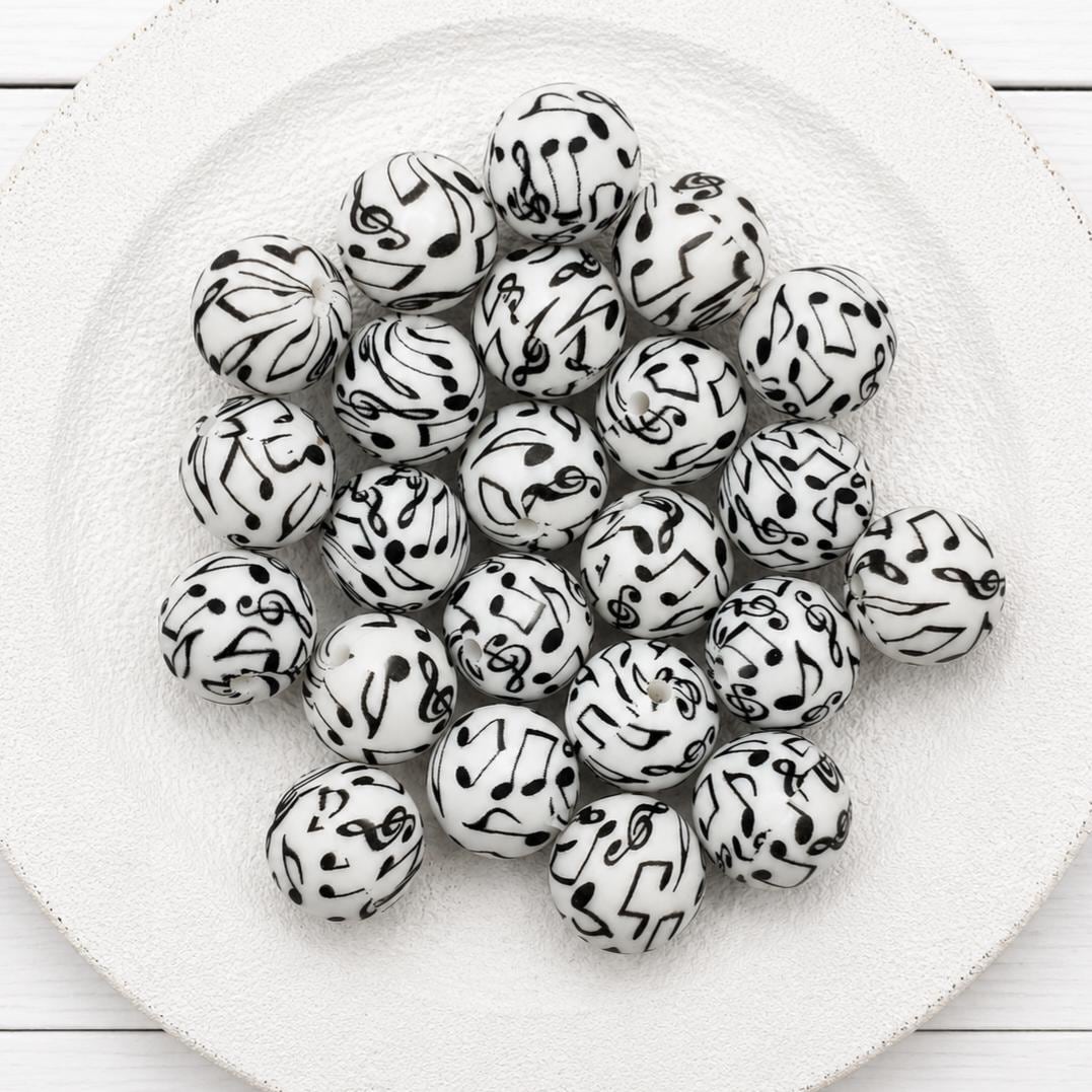 School Sports Silicone Beads, 10 count, School Days Collection, Beads for Pens Keychains DIY Crafts