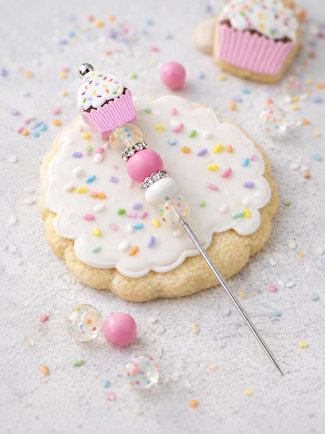 Sweet Mint Cupcake Cookie Scribe DIY Kit