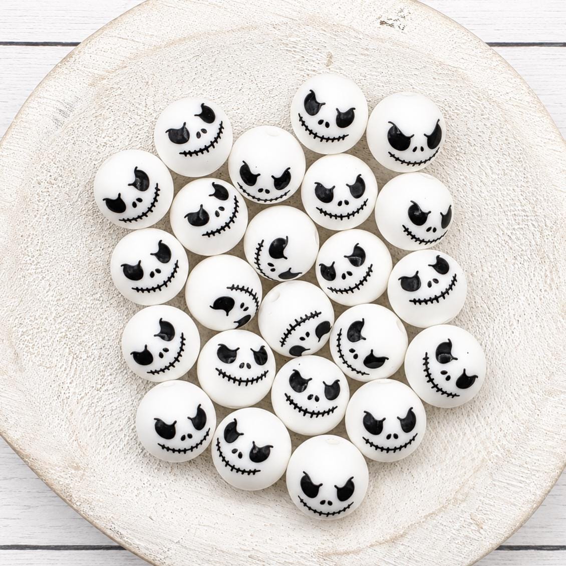 Halloween Silicone Beads, 10 count, Haunted Hollow Collection, Beads for Pens Keychains DIY Crafts
