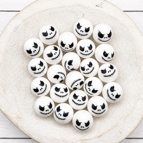 Halloween Silicone Beads, 10 count, Haunted Hollow Collection, Beads for Pens Keychains DIY Crafts