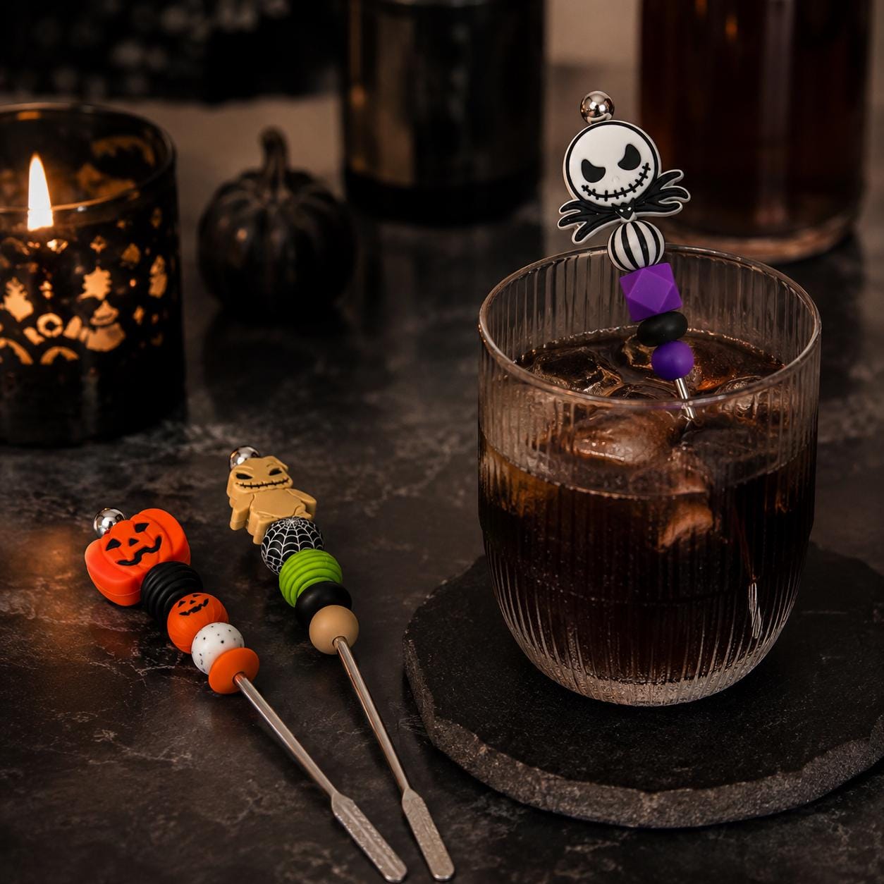 Your Worst Nightmare Halloween Stir Stick Set, Coffee Stir Sticks, Set of 3