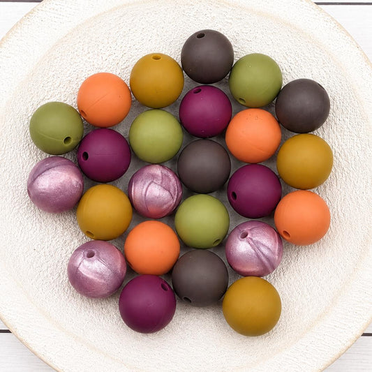 Haunted Hollow Silicone Beads, 10 or 24 count, Halloween Collection, Beads for Pens Keychains DIY Crafts