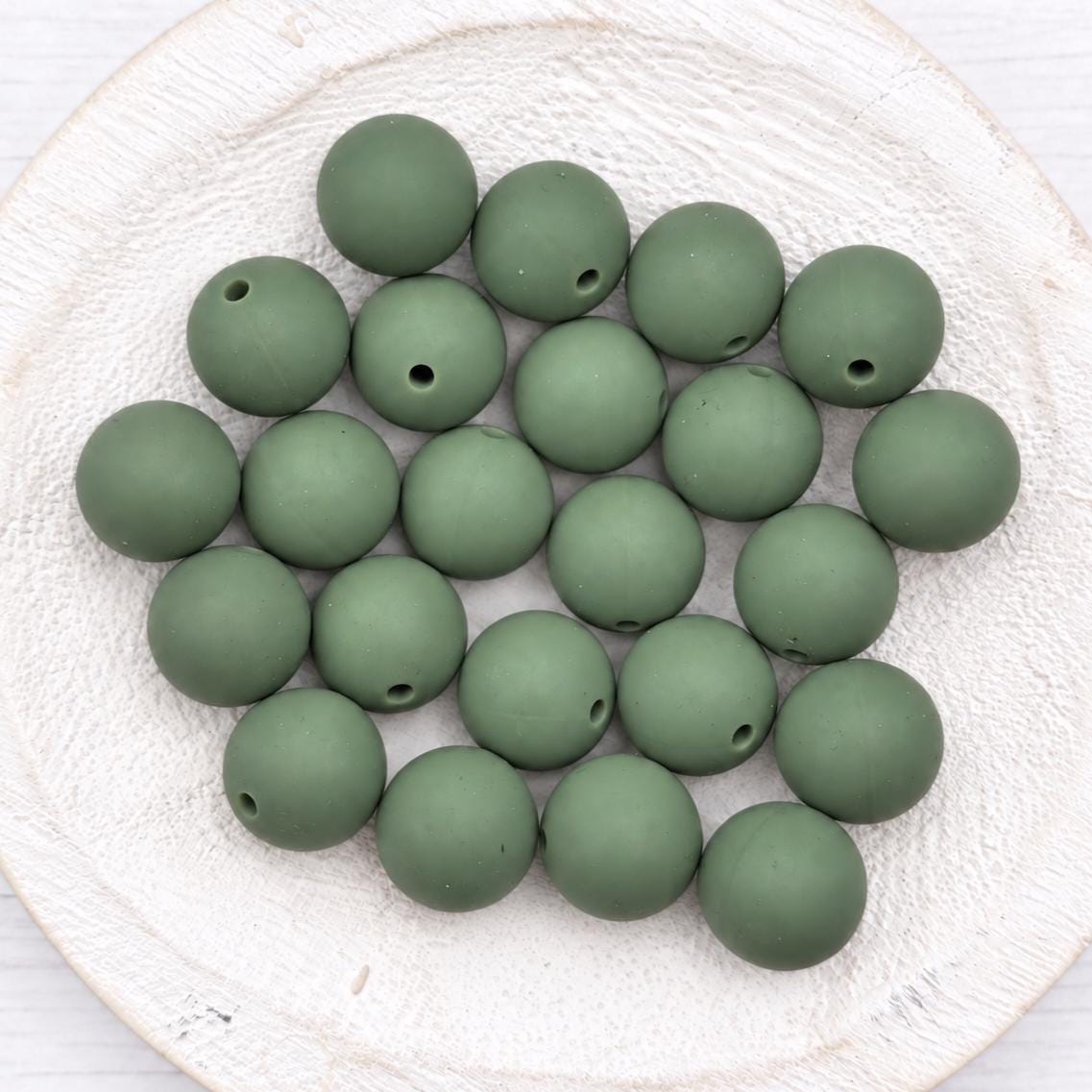 Hello Harvest 15mm Silicone Beads, (10 or 24 count), Fall Collection