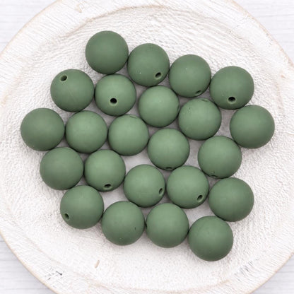 Hello Harvest 15mm Silicone Beads, (10 or 24 count), Fall Collection