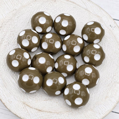 Hello Harvest 20mm Acrylic Beads, (10 count), Fall Collection