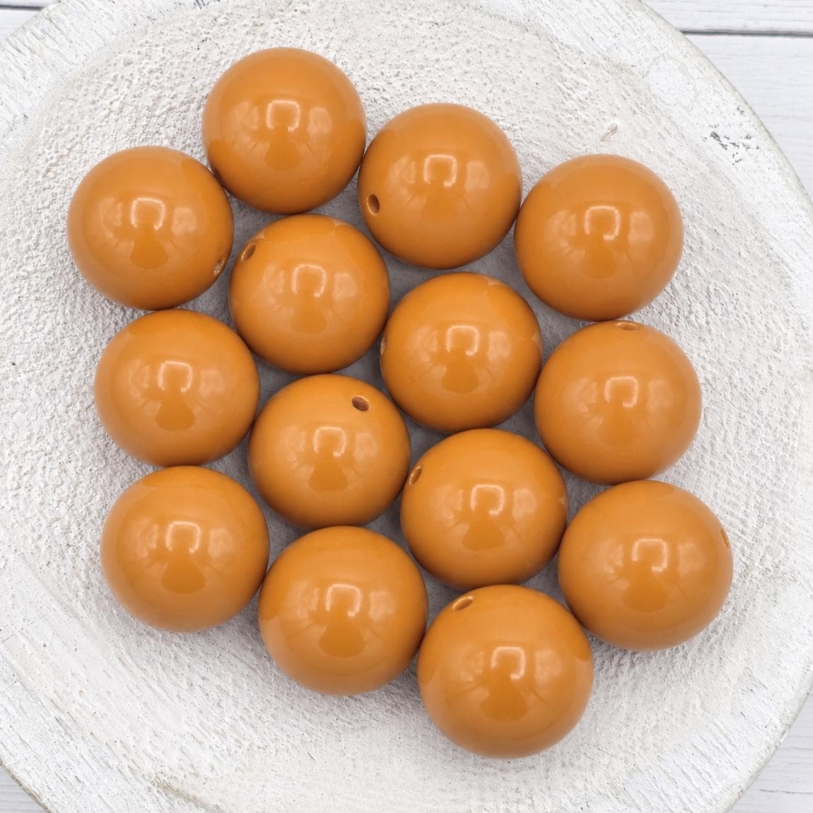 Hello Harvest 20mm Acrylic Beads, (10 count), Fall Collection