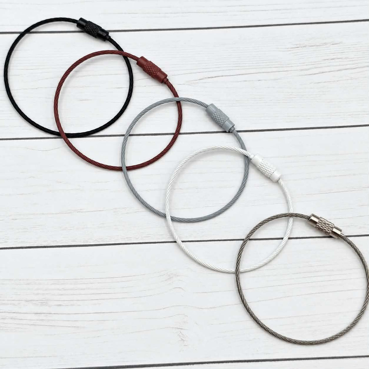 Everyday Neutrals Beadable Wire Rings, 5 Count