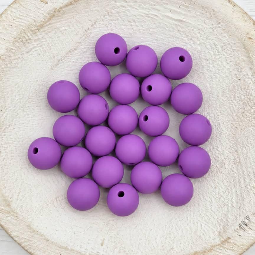 Dewberry 12mm Silicone Beads, 20 Count