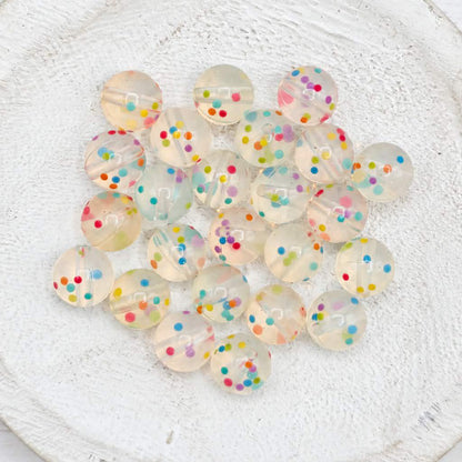 Confetti 12mm Silicone Beads, 20 Count
