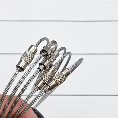 Silver Beadable Wire Rings, 5 Count