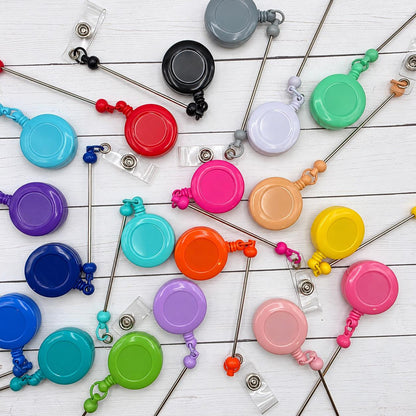 Beadable Bar Badge Reel
